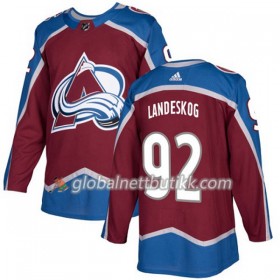 Colorado Avalanche Hockeydrakt Gabriel Landeskog 92 2017-2018 Rød Adidas Authentic - Herre
